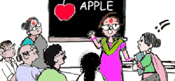 Illustration for This Time Teachers are the Students