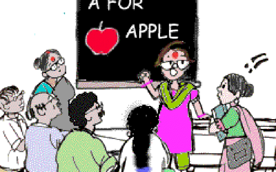 This Time Teachers are the Students
