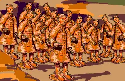 Fungus Threatens Chinese Warriors [Illustration by Shiju George]