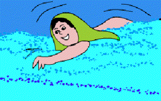 Olympic Swim Against the Tide