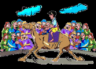 Kidnapped for the Camel Race [Illustration by Anup Singh]
