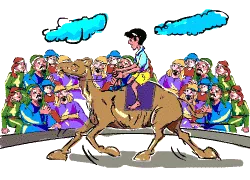 Kidnapped for the Camel Race [Illustration by Anup Singh]