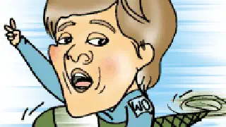 Illustration for Flying Granny, Courageous Climber