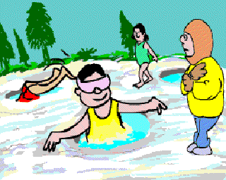 Finns Favour Freezing Swim [Illustration by Sudheer Nath]