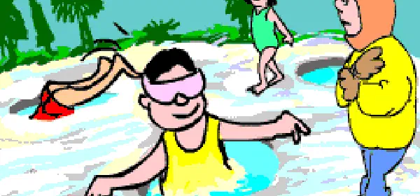 Illustration for Finns Favour Freezing Swim
