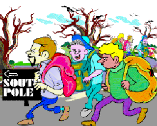 New Year in South Pole [Illustration by Sudheer Nath]