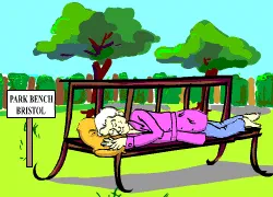 This Park Bench has an Address [Illustration by Anup Singh]