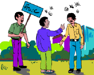 Language Split [Illustration by Anup Singh]