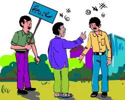 Language Split [Illustration by Anup Singh]