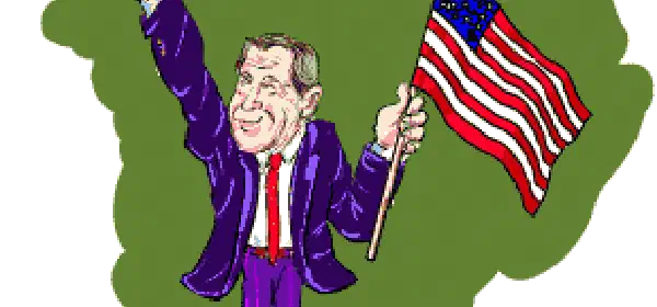 Illustration for Bush Takes the Cake