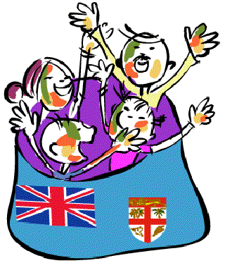 Holi in Fiji [Illustration by Shinod AP]