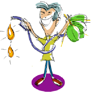 Coconut Oil + Kerosene = Fuel [Illustration by Shinod AP]