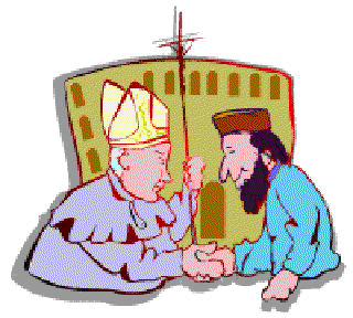 First Pope To Set Foot in Mosque [Illustration by Shinod AP]