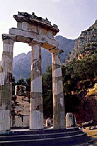 Gaseous twist to the Delphic legend []