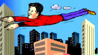 Illustration for Jean Clad Superman