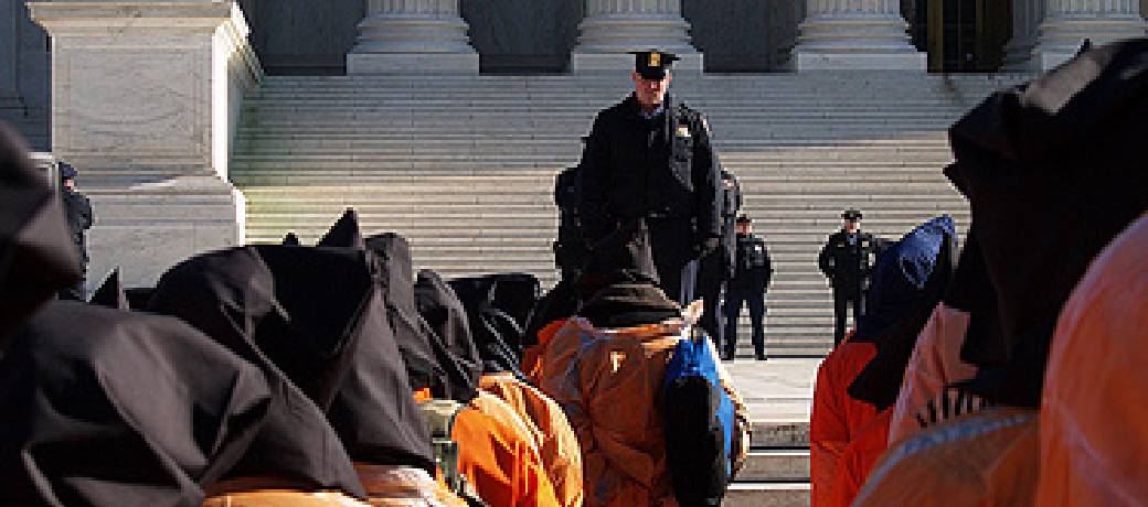 Illustration for Plans to shut Guantanamo Bay prison