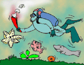 Fire in Water [Illustration by Sudheer Nath]