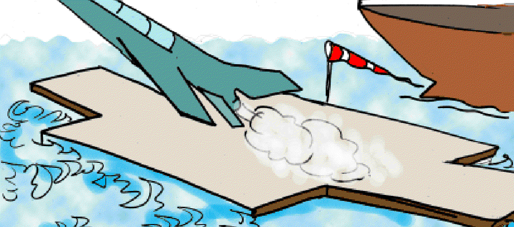 Illustration for The World's First Floating Airstrip