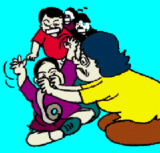 Chattering Kids and Teacher's Tape [Illustration by Sudheer Nath]