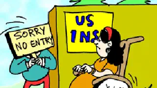 Illustration for The Girl who Failed the Citizenship Test