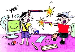 Do Computer Games Make You Violent? [Illustration by Kusum Chamoli]