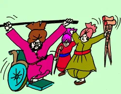 An Olympics with a Difference [Illustration by Sudheer Nath]