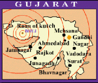 The Quake that rocked Gujarat [Illustrations by Shinod AP]