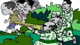 Illustration for The Eyes of a Child Soldier