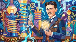 Illustration for Nikola Tesla – Unsung Prophet of Electrical Age