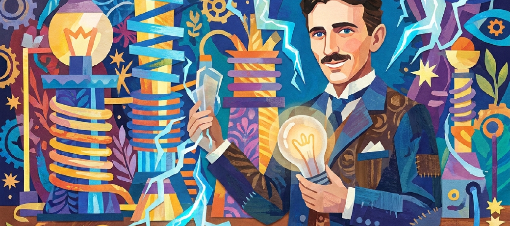 Illustration for Nikola Tesla – Unsung Prophet of Electrical Age