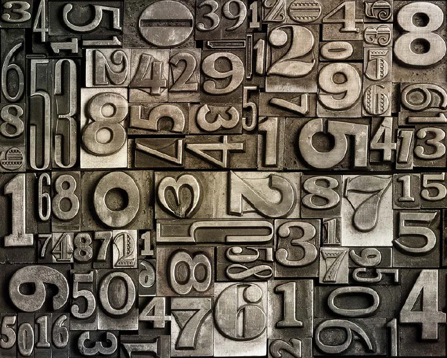 Where did numerals originate?