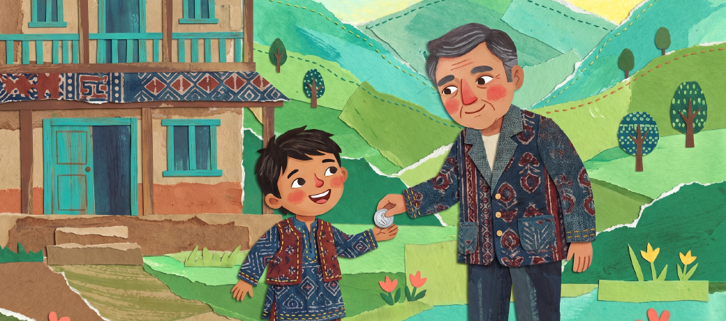 Illustration for ओमू ने खुशियां खरीदीं