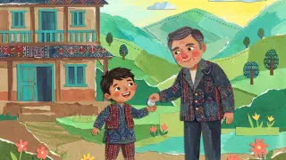 Illustration for ओमू ने खुशियां खरीदीं