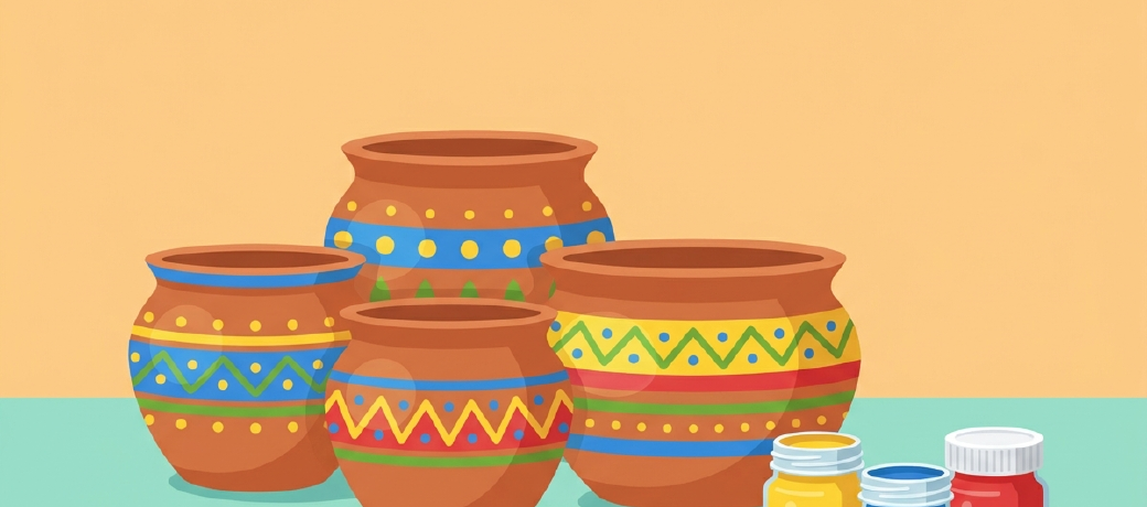 Illustration for Painting Pots