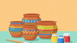 Illustration for Painting Pots