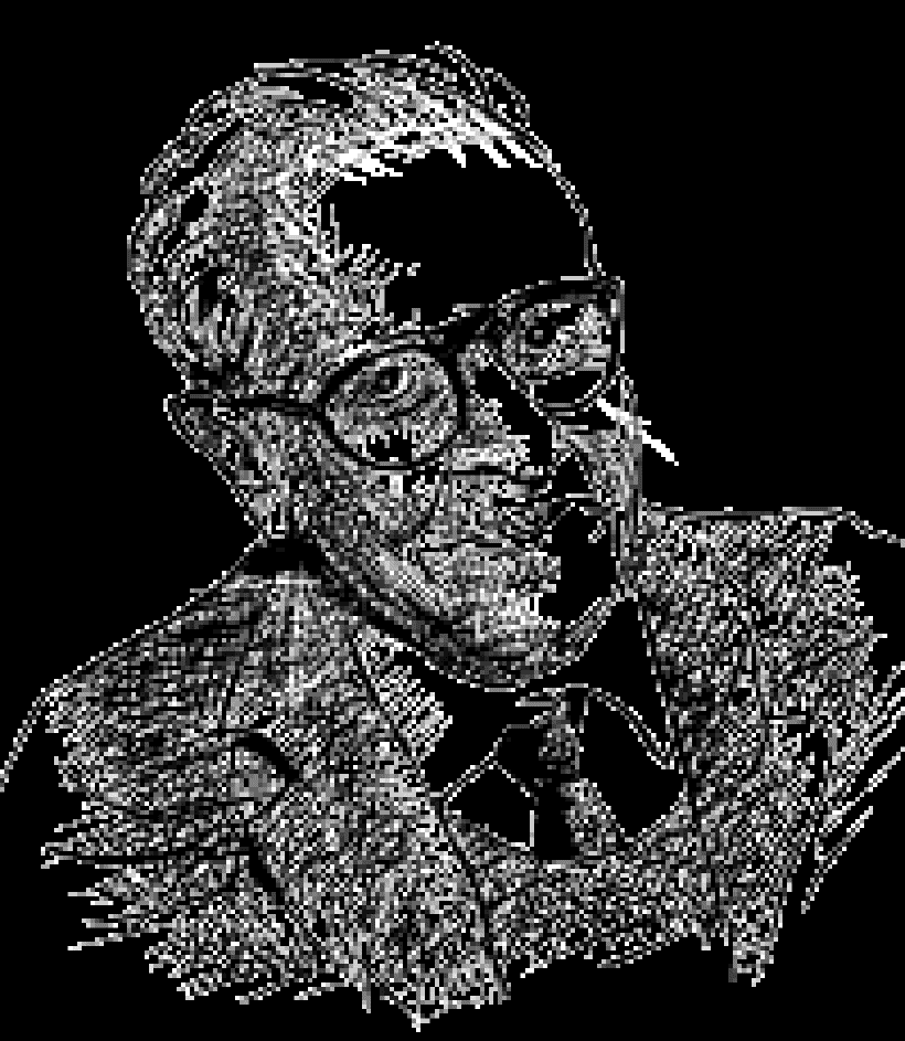 R.K. Narayan [Illustration by Shiju George]