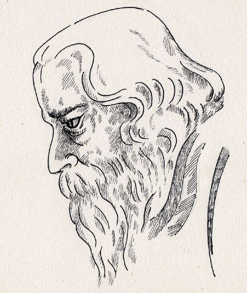 Portrait of Rabindranath Tagore