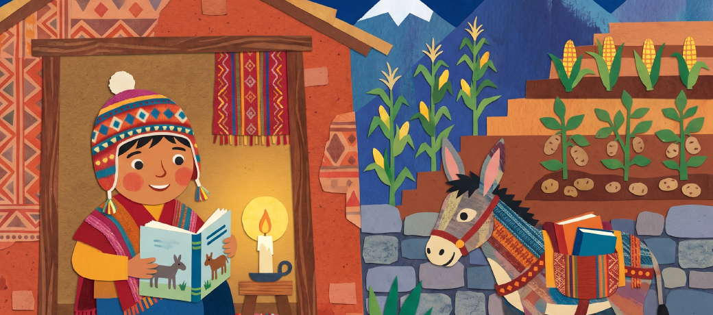 Illustration for Peru's Barefoot Librarians