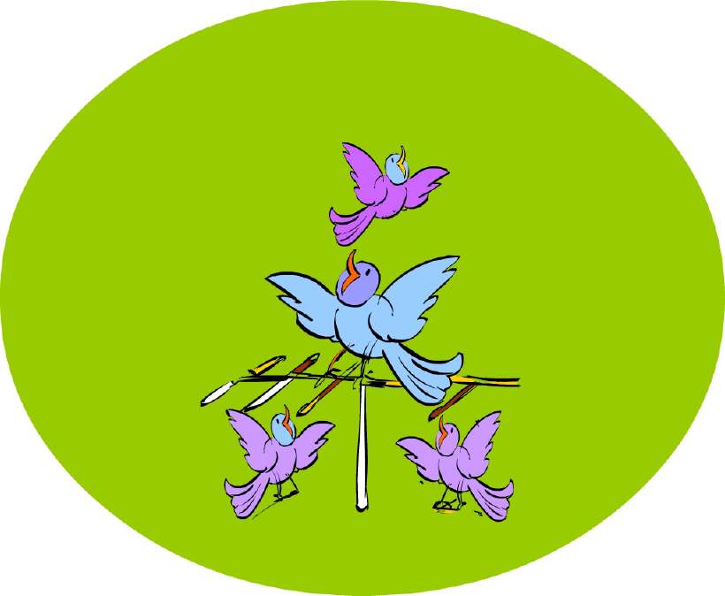 Noisy Pigeon Party [Illustration by Shinod AP]