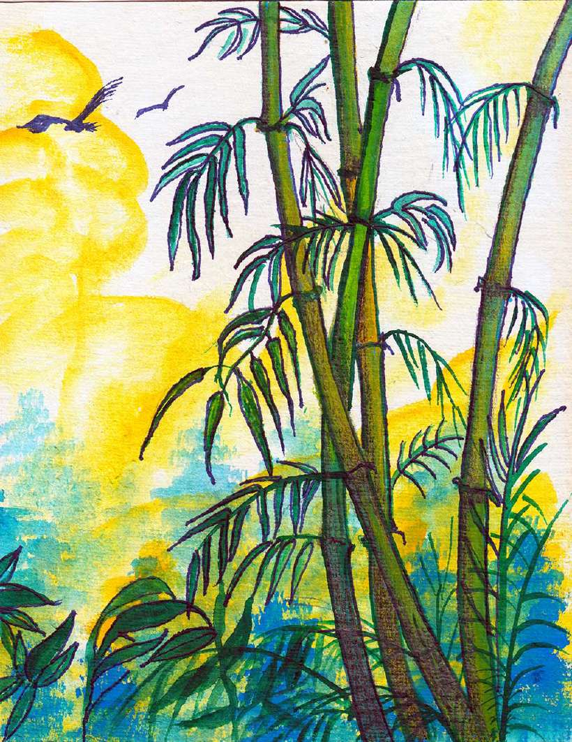 Flowering Bamboos [Illustration by Amarjeet Malik