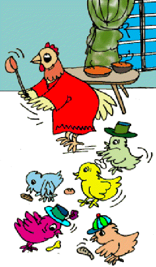 Five Little Chickens []