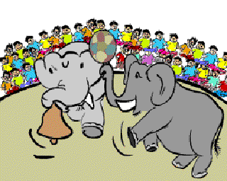 The Wonder Elephants [Illustration by Sudheer Nath]