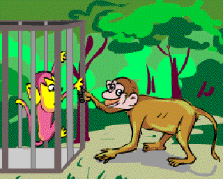The Naughty Baby Monkey [Illustration by Anup Singh]
