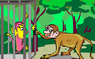 The Naughty Baby Monkey