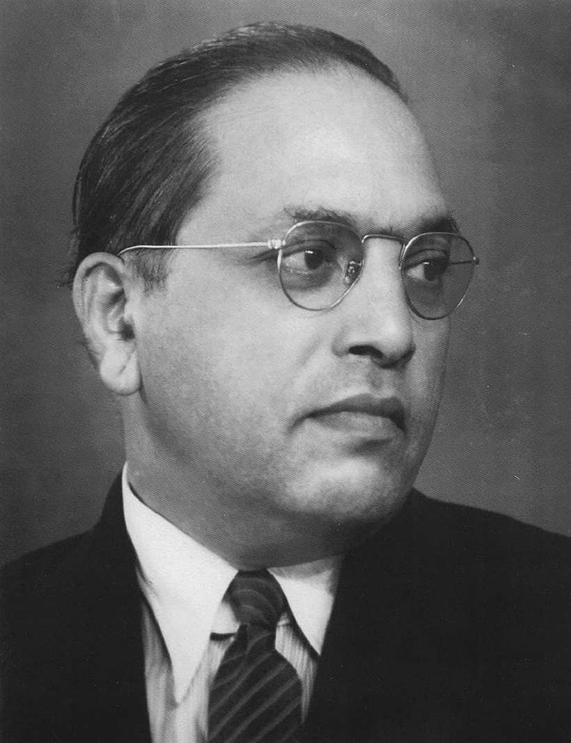 Portrait of B.R Ambedkar as a young man [Source: Common domain]