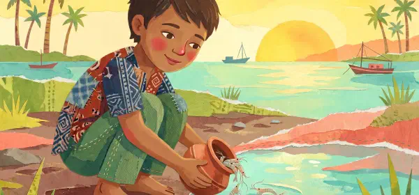 Illustration for Prabhu and the Prawns