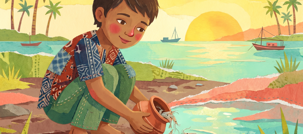 Illustration for Prabhu and the Prawns