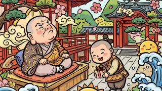 Illustration for Qui Jun and the Arrogant Monk