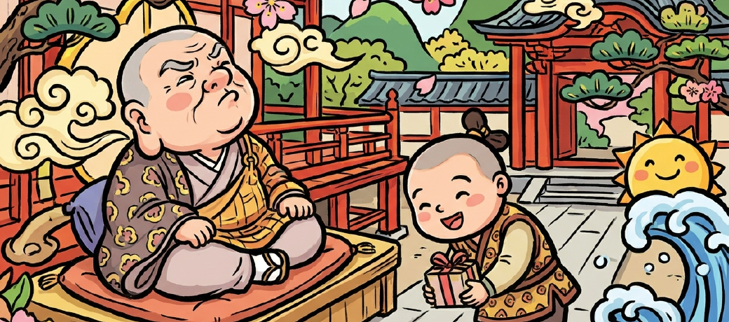 Illustration for Qui Jun and the Arrogant Monk