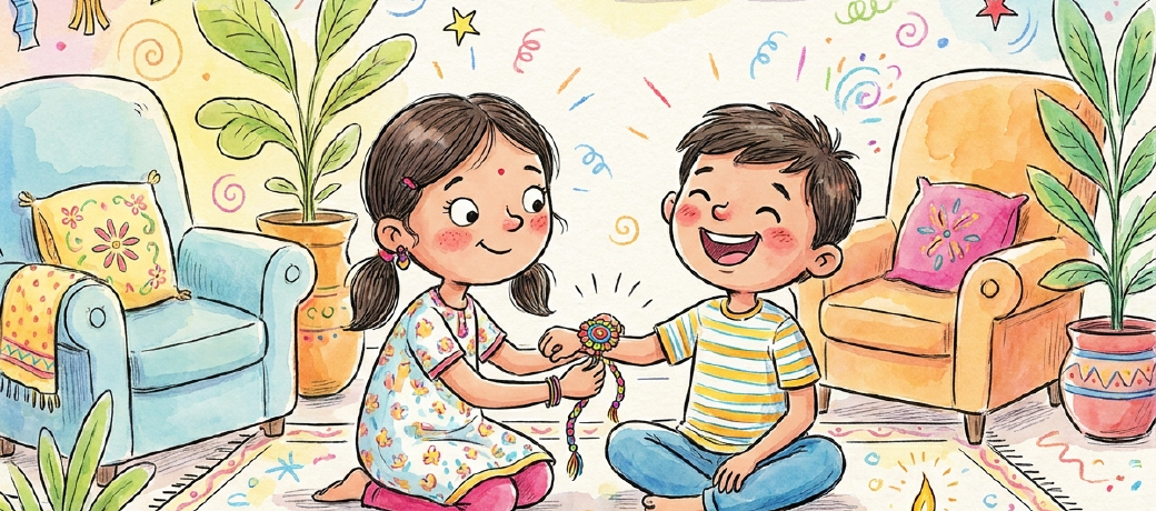 Illustration for Raksha Bandhan